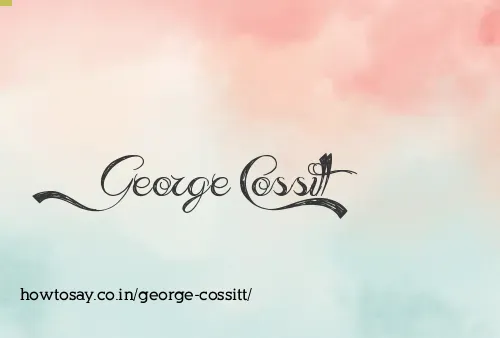 George Cossitt