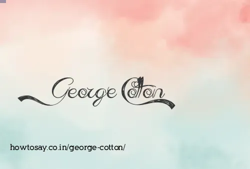 George Cotton