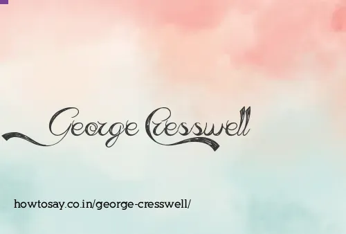 George Cresswell