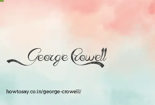 George Crowell