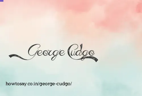 George Cudgo
