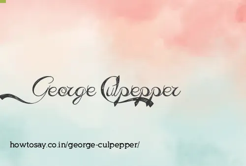 George Culpepper