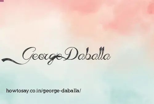 George Daballa