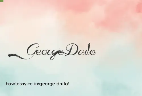 George Dailo