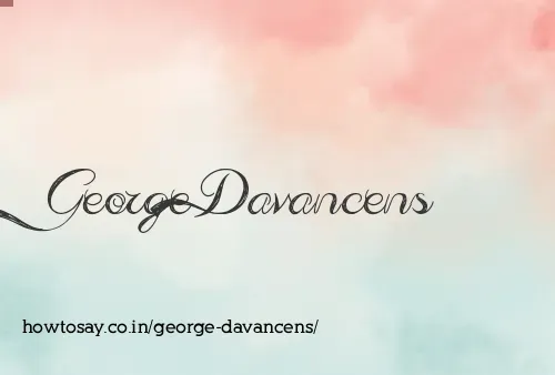 George Davancens