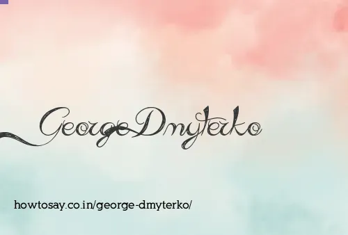 George Dmyterko