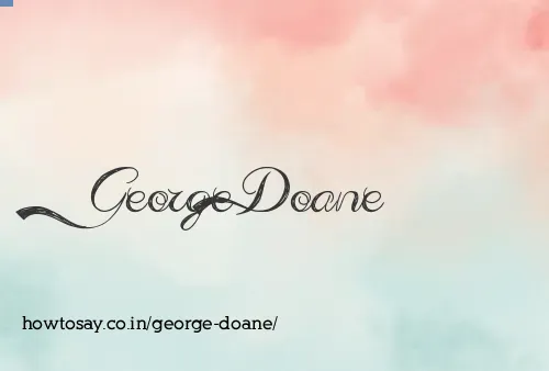 George Doane