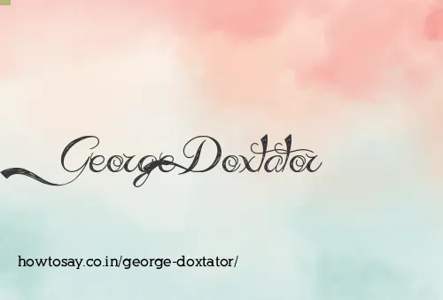 George Doxtator