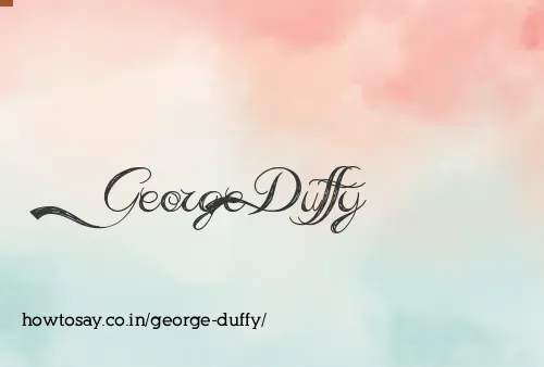 George Duffy