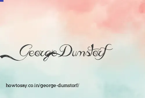 George Dumstorf