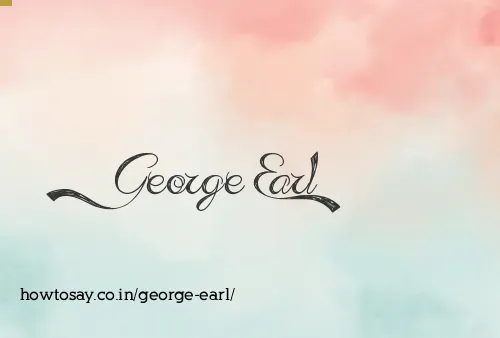 George Earl