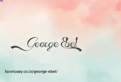 George Ebel