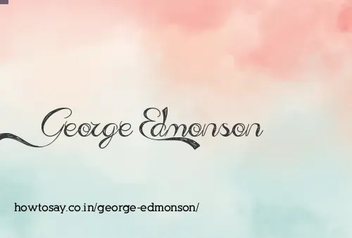 George Edmonson