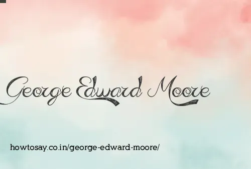 George Edward Moore