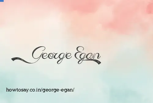 George Egan
