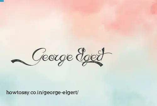 George Elgert