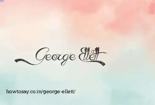 George Ellett