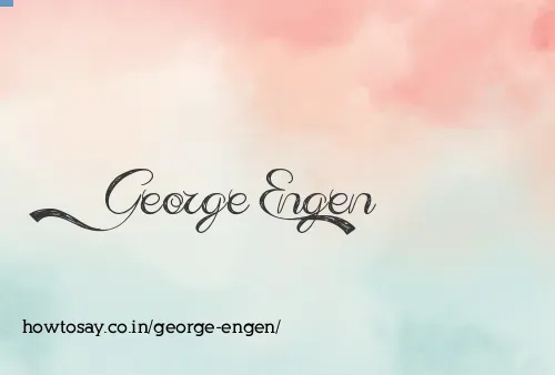 George Engen