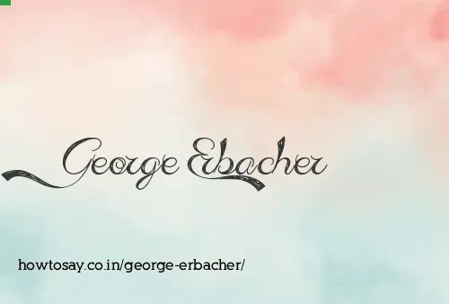 George Erbacher
