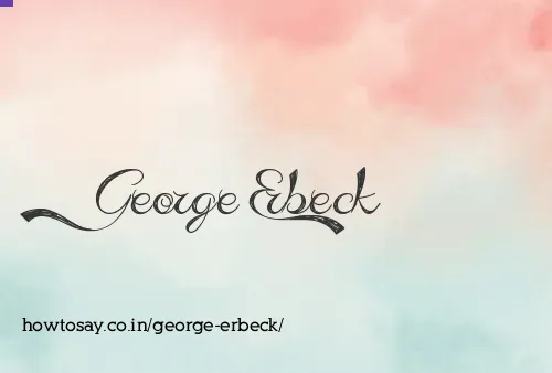 George Erbeck