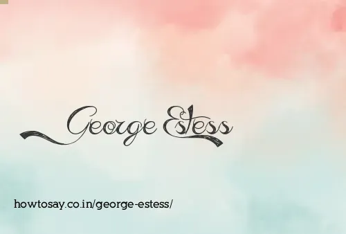George Estess