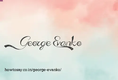 George Evanko