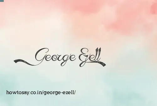George Ezell