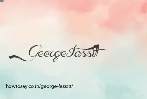 George Fassitt