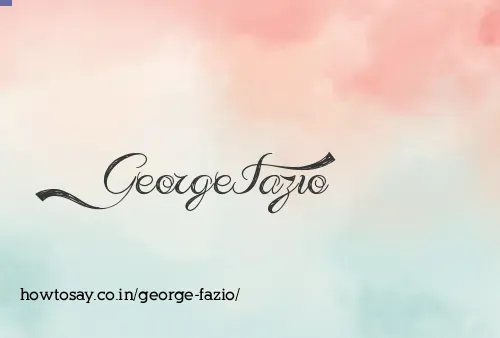George Fazio
