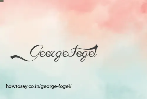 George Fogel