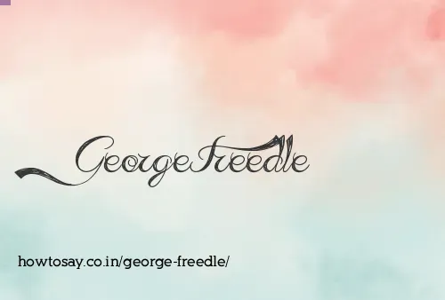 George Freedle