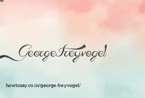 George Freyvogel