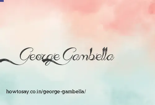 George Gambella