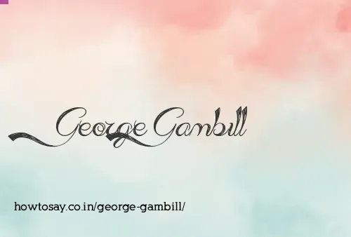 George Gambill