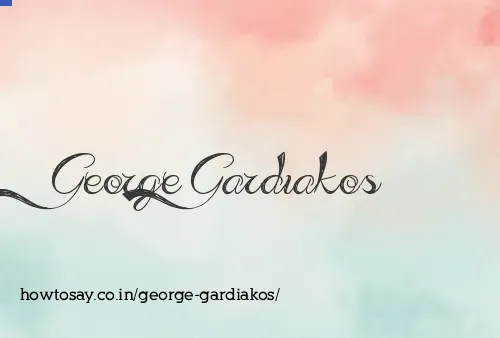 George Gardiakos