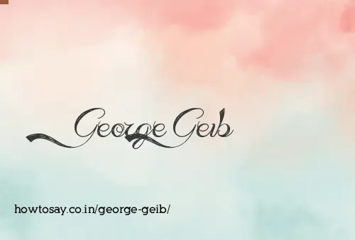 George Geib