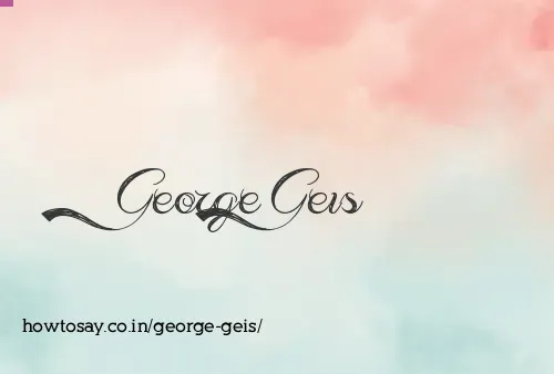 George Geis