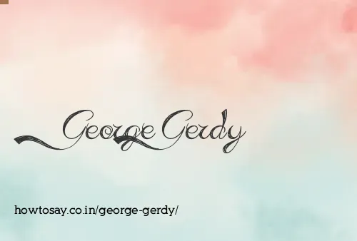 George Gerdy