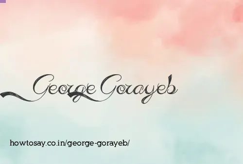 George Gorayeb