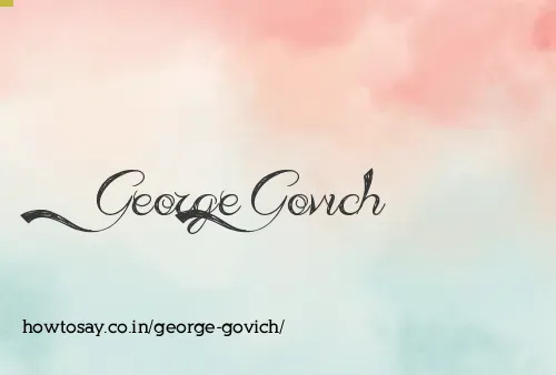 George Govich