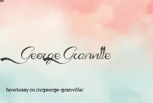 George Granville