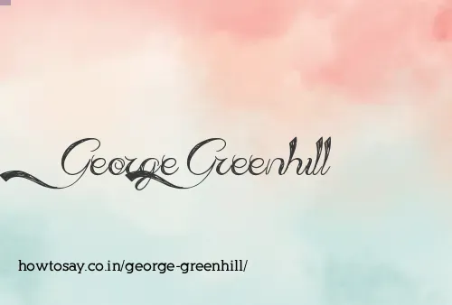 George Greenhill