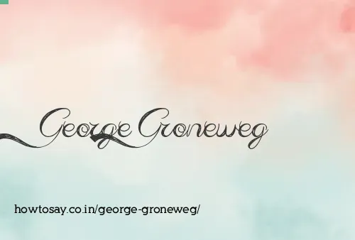 George Groneweg