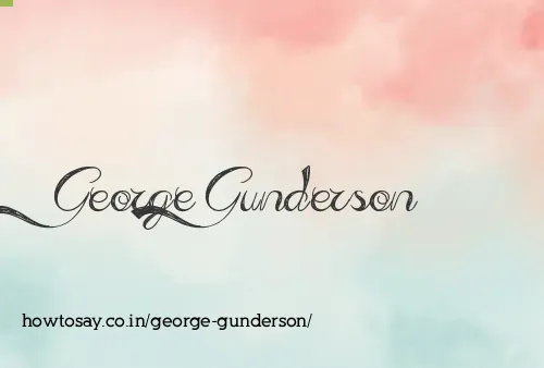 George Gunderson