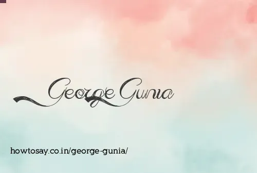 George Gunia