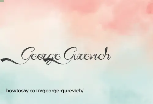 George Gurevich