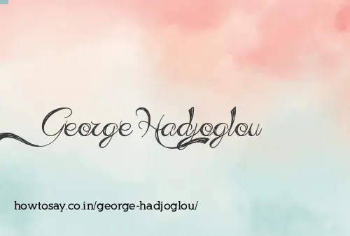 George Hadjoglou