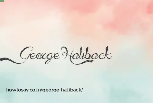 George Haliback