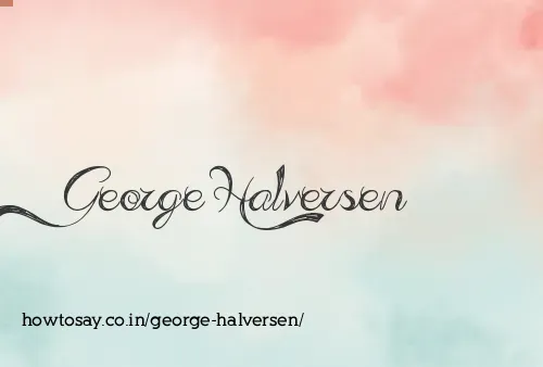 George Halversen