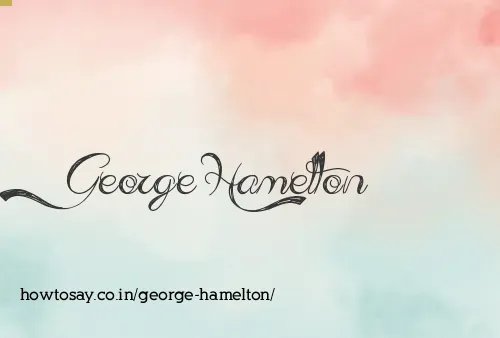 George Hamelton